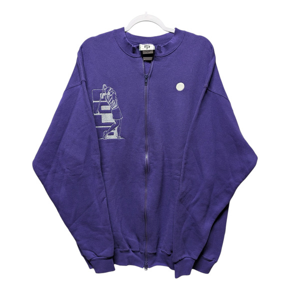 90s Golf Embroidered Full Zip Sweatshirt - Picture 1 of 5